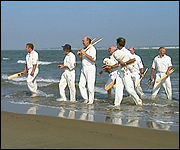 Cricket on the Goodwin Sands